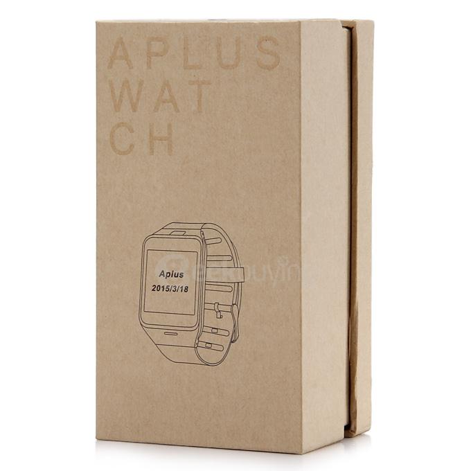 GV18 Aplus Smart Bluetooth WristWatch Watch Phone Supporting NFC/SIM Card with Camera - Black