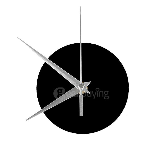DIY Wall Stickers Decal Modern Design Decorative Number Coffee Cup Wall Clock Sticker - Black