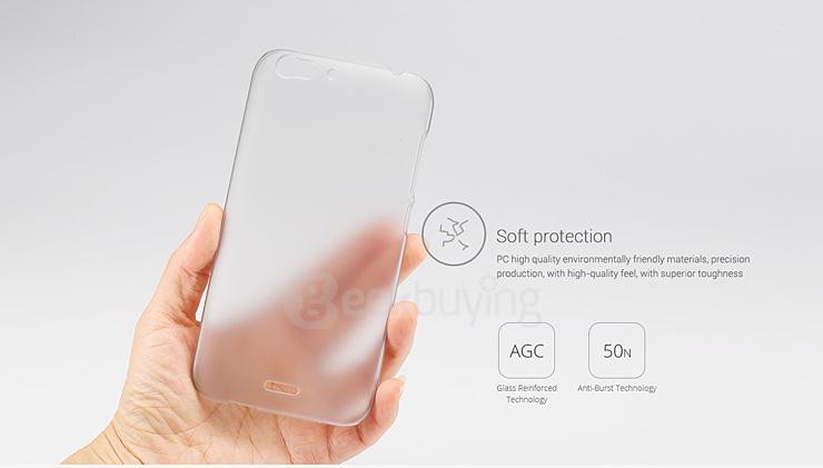 Original Clear Case Nano Coating Hard Cover Ultra Thin Back Case for UMI IRON Smartphone - Transparent