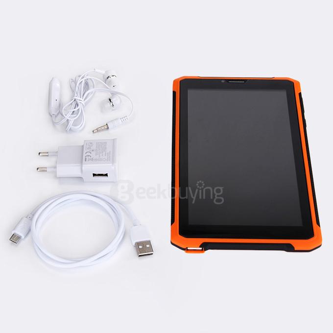 [Wholesale] 10pcs Bassoon K8000 3G Phablet 7 Inch Android 4.2 1GB/8GB Dual SIM Phone Call Tablet MTK6572 Dual Core 1.2GHz 1024*600 GPS WiFi - Orange