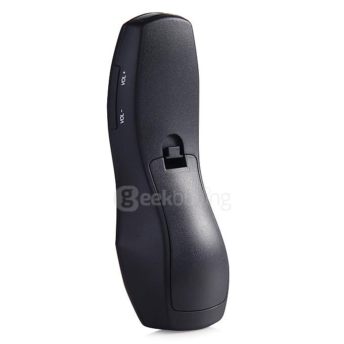 Peter Pan A3 Mini Fly Air Mouse 2.4GHz Remote Control with Infrared Laser Pointer for Android TV Box Mini PC Laptop - Black