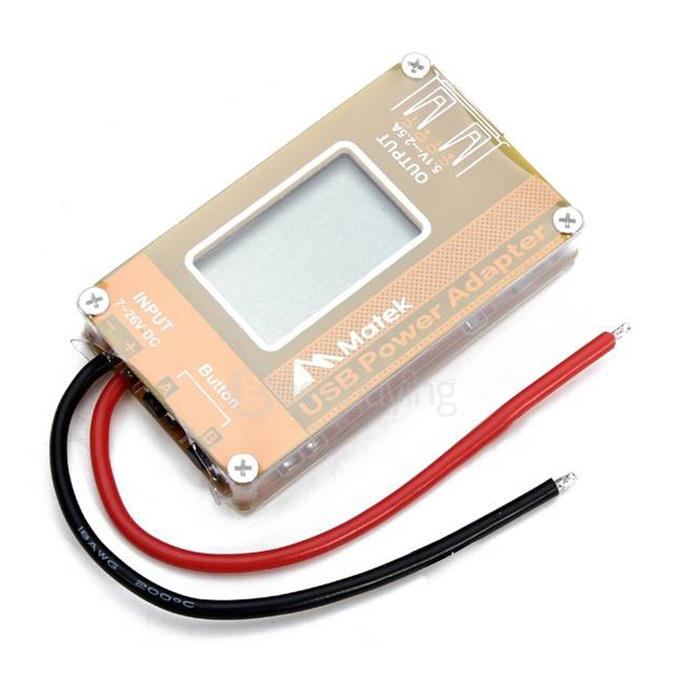 Matek DC-DC Converter USB Charger Adapter Battery Converter