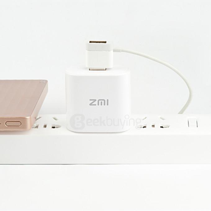 Original Xiaomi ZMI Quick Charge 2.0 18W USB Turbo Travel Wall Adapter Rapid Fast Charger - US Plug