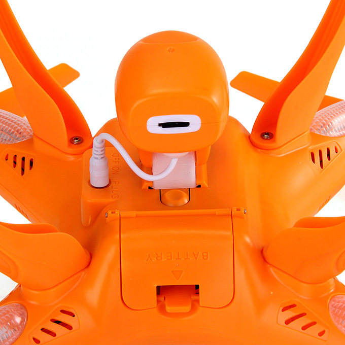 Syma X8C Venture Quadcopter 2MP HD Camera Headless Mode 2.4G RC RTF 6 Axis Gyro 3D Flip Fly - Orange