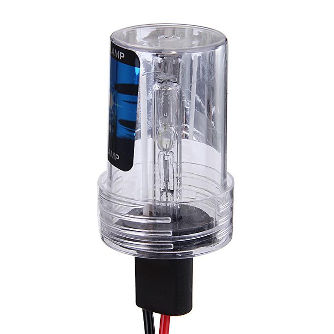 6000K H7 55W 12V Xenon HID Kit Car Headlight Slim Ballast Xenon Bulb White light - Black + White (One Pair)