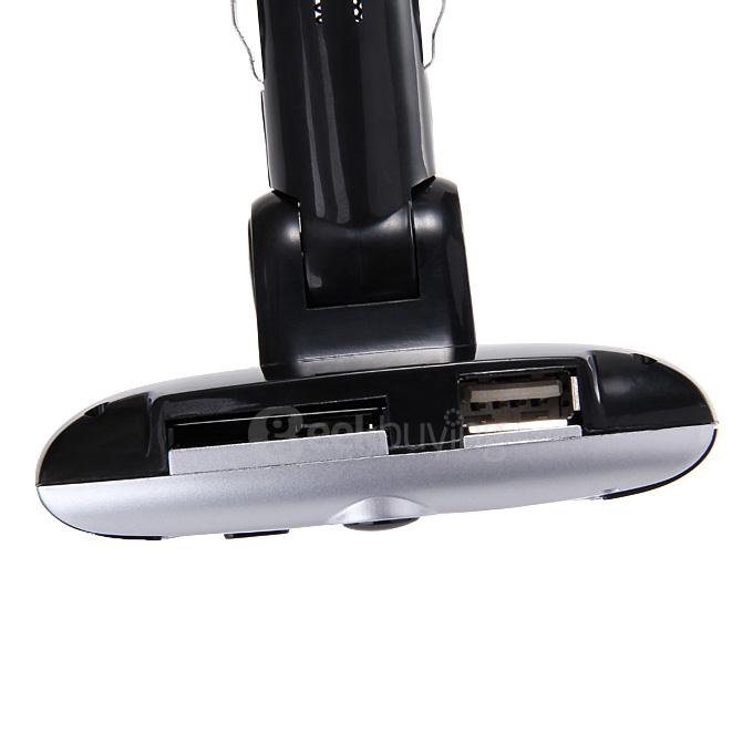 BT01 Bluetooth Handsfree Car Kit MP3 Player FM Transmitter Radio Adapter With LCD Screen Remote Control - Black + Silver