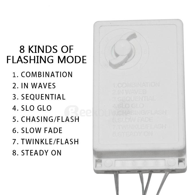 US Standard 2M 138 Light Pentangle Star LED Curtain Light LED Lighting For Christmas Wedding Party Decor - Warm Color