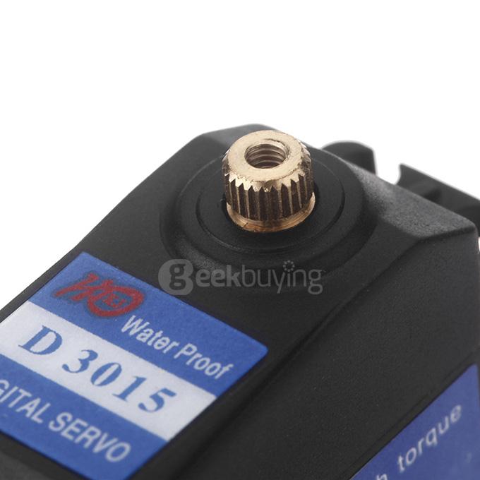 HDKJ D3015 Metal Gear High Torque Wide Angle Digital Waterproof Robot Servo Set for DIY Robot Part
