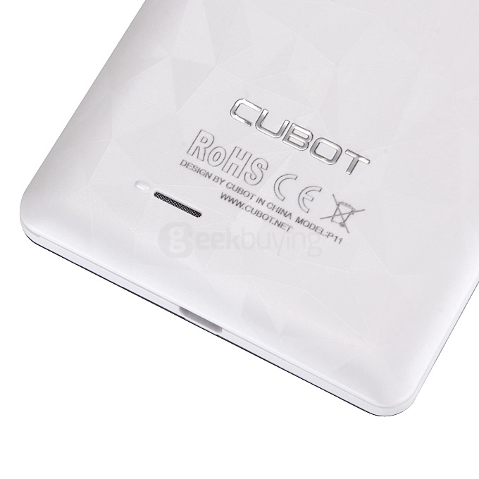 [HK Stock] CUBOT P11 5.0inch Android 5.1 Smartphone MT6580 Quad Core 1.3GHz 1GB RAM 8GB ROM 3G GPS 13.0MP Camera Hotknot OTG -White