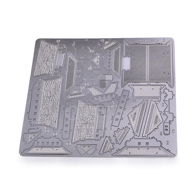 MINI DIY 3D Nanometal Model 3D Himeji-jo Castle Puzzle - Silver