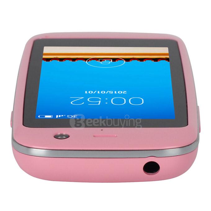 [HK Stock] Elephone Q 2.45inch Android 4.4 OS 512MB RAM 4GB ROM Smartphone MT6572W Dual Core 3G GPS Mini Phone Dual Camera - Pink