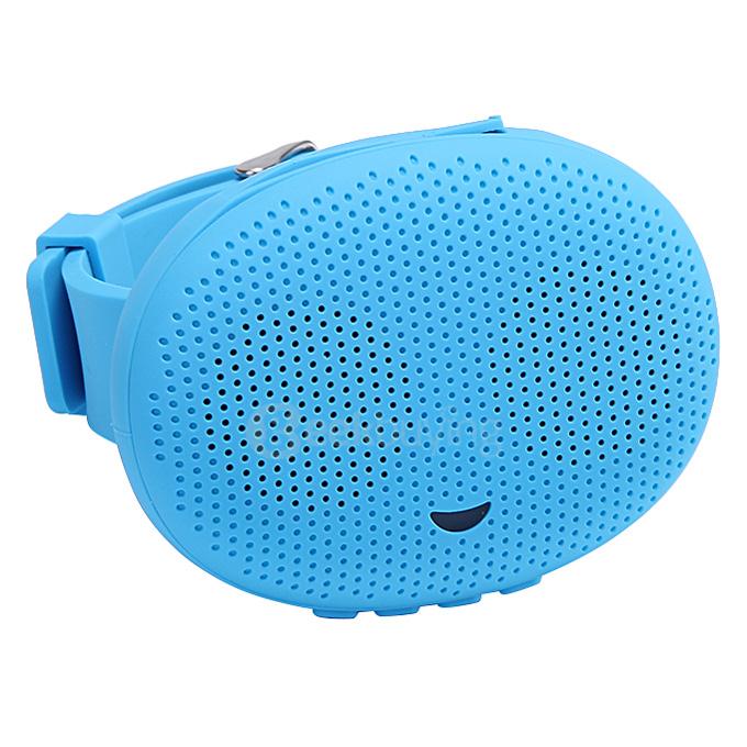 T1 Mini Portable Wireless Bluetooth Watch Speaker Sports Outdoor Speaker For iPhone HTC Samsung - Blue