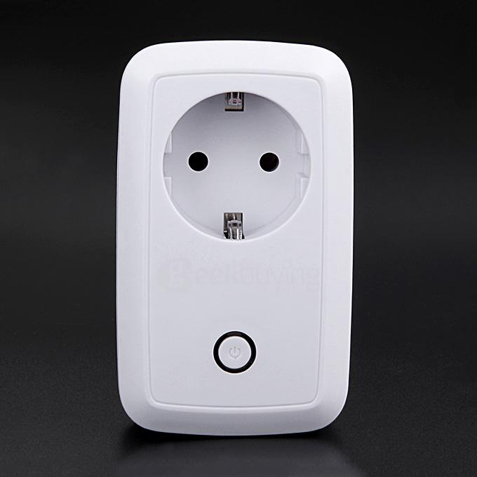 Urant Smart WIFI Wireless Switch Home Intelligent Controller Power Plug Remote Control Via iPhone Android - White