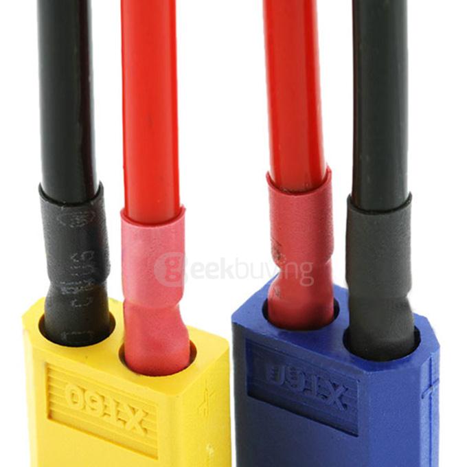 Amass XT60 Male/Female Bullet Connector Plugs For RC Lipo Battery - Yellow