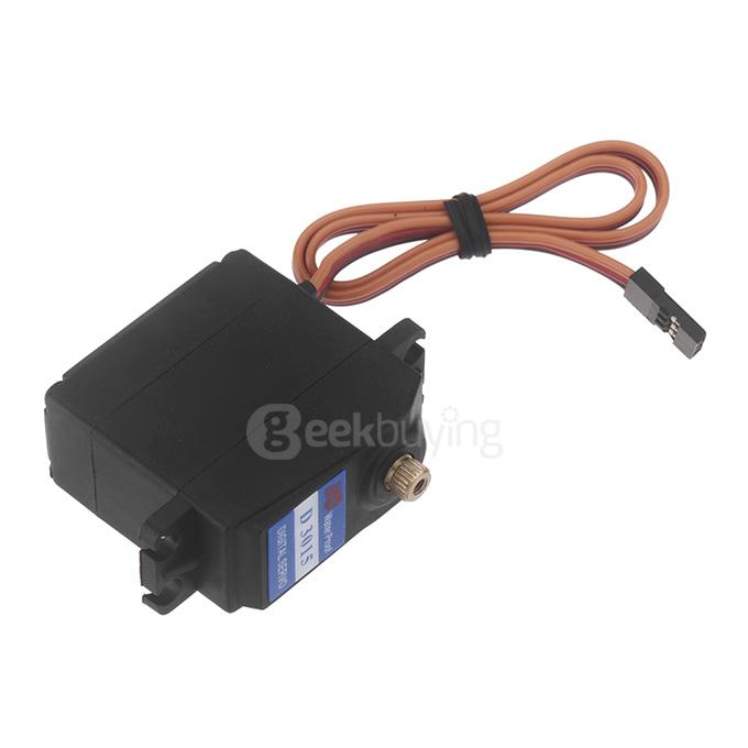HDKJ D3015 Metal Gear High Torque Wide Angle Digital Waterproof Robot Servo Set for DIY Robot Part