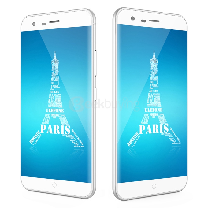 Ulefone Paris 5inch Android 5.1 2GB 16GB 4G Smartphone 64Bit MTK6753 Octa Core 13.0MP OTG Miracast Hotknot Gorilla 3 - White