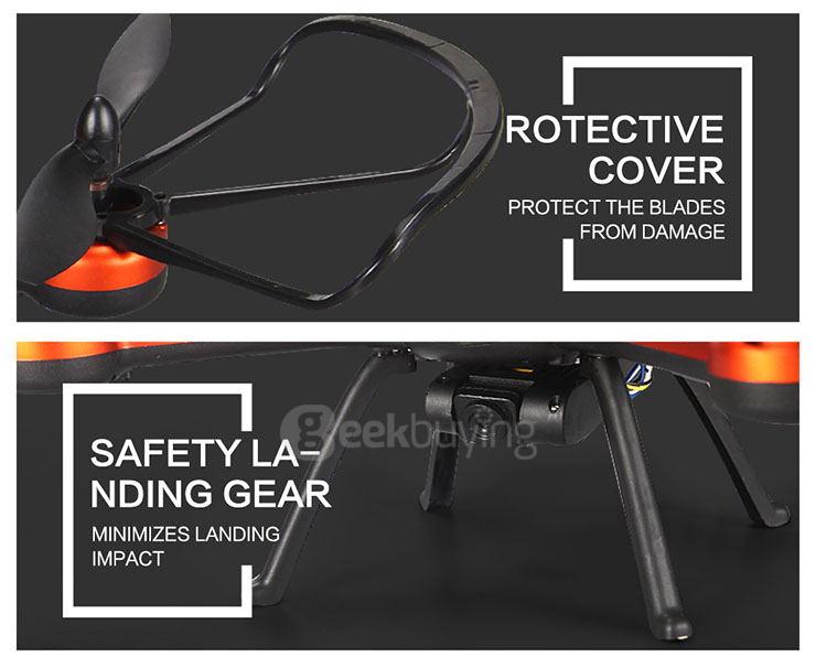 JJRC H11D 5.8G FPV 2.0MP HD Camera 2.4G 4CH 6Axis CF Mode RC Quadcopter RTF