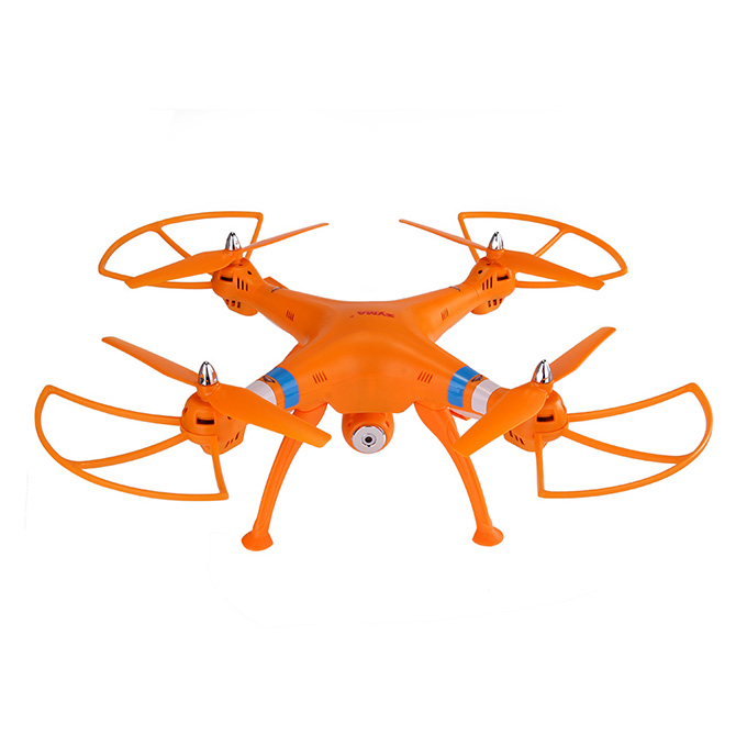 Syma X8C Venture Quadcopter 2MP HD Camera Headless Mode 2.4G RC RTF 6 Axis Gyro 3D Flip Fly - Orange