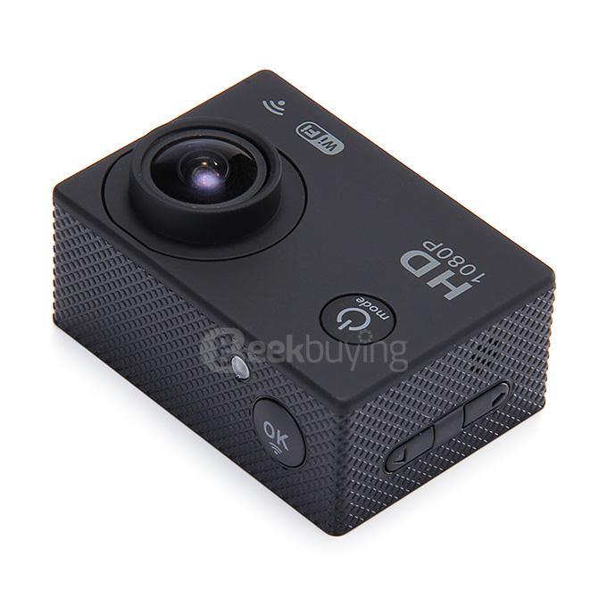 SJ4000 WiFi Action Camera Novatek 1080P H.264 1.5 Inch 170 Degree Wide Angle Outdoor Sports Waterproof HD Camcorder DV/CAR DVR -  Black
