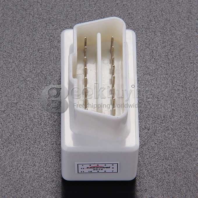 New Mini ELM327 V1.5 Bluetooth OBD2 OBD-II Car Auto Diagnostic Scanner Tool - White