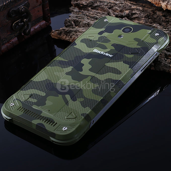 Blackview BV5000 4G LTE IP67 Waterproof 5.0inch Android 5.1 2GB 16GB Smartphone MT6735P Quad Core 1.0GHz 8.0MP 4780mAh - Green