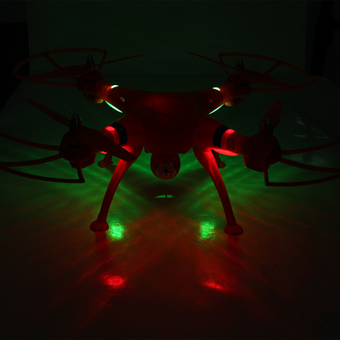 Syma X8C Venture Quadcopter 2MP HD Camera Headless Mode 2.4G RC RTF 6 Axis Gyro 3D Flip Fly - Orange