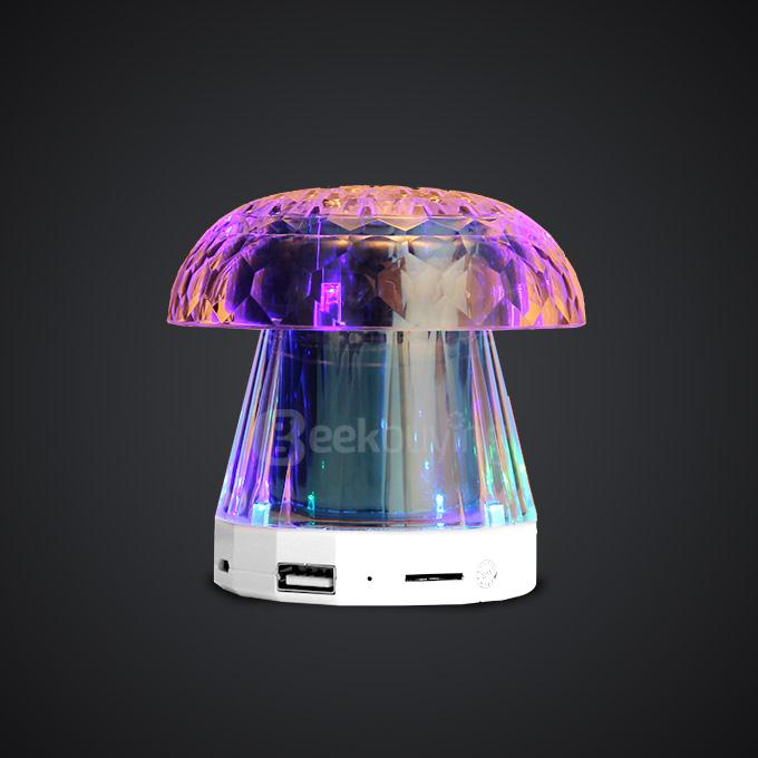 FL-18 Portable Wireless Bluetooth Speaker Stereo Shiny Crystal MINI Speaker Super Bass Handsfree FM TF For iOS Android