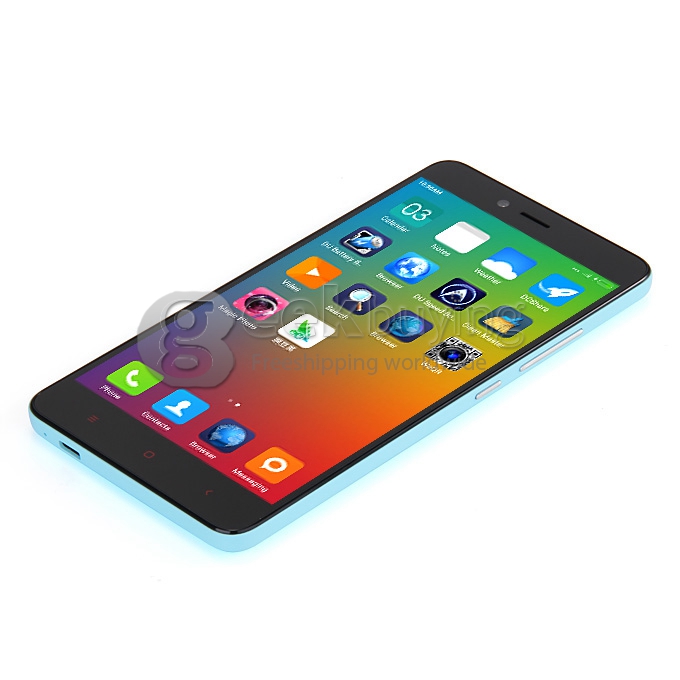 Xiaomi Redmi Note 2 Standard 4G Smartphone 5.5 Inch FHD Screen 2GB 16GB 64bit Helio X10 Octa Core 3060mAh 13.0MP - Blue