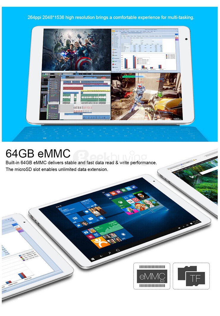 [Spain Stock]Teclast X98 Pro Dual OS Windows10 & Android5.1 4GB/64GB 9.7