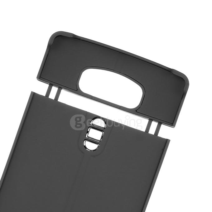 External Backup Battery 5V 0.5A Output Li-ion Polymer 3800mAH Case with Back Home Button For LG G4 Smartphone - Black