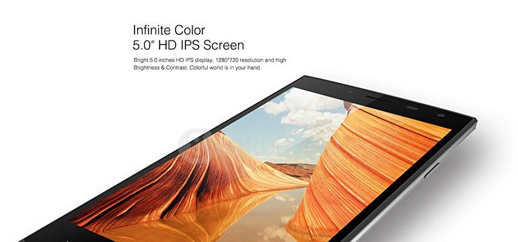 [HK Stock] LEAGOO Alfa 5 Smartphone 5.0inch IPS HD Spreadtrum SC7731 Quad core 1.3GHz 1GB RAM 8GB ROM 3G GPS Smart Wake - Black