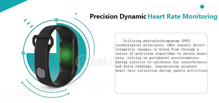 Makibes JW018 BT4.0 Smartband Wristband with Heart Rate Monitor Activity Tracker for IOS & Android - Orange