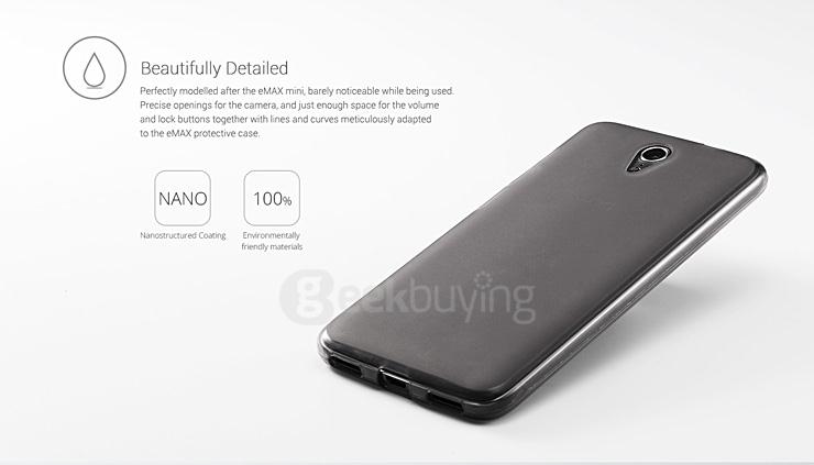 Original Silicone Protective Cover Soft Case for UMI Emax Mini Smartphone - White