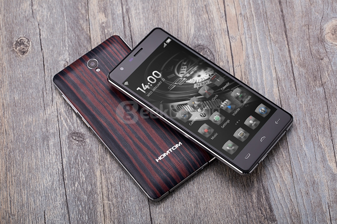 HOMTOM HT5 5.0inch 4G FDD-LTE 4250mAh Battery Android 5.1 Smartphone MT6735 Quad Core 1GB 16GB 13.0MP IPS HD - Black Apricot
