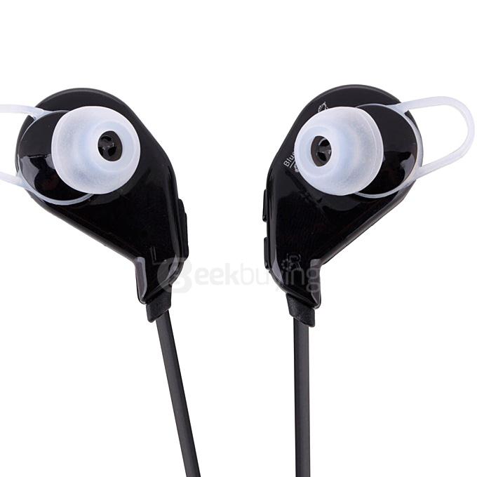 Uhappy S02 Sports Headset Bluetooth 4.1 Stereo Wireless Headset In-Ear Microphone Handfree Anti-Sweat Earphone - Black