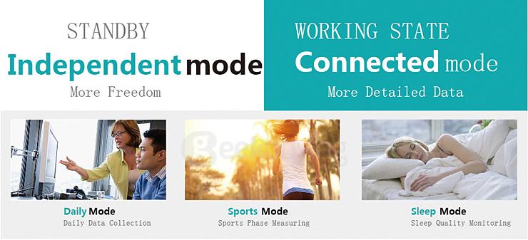 Makibes JW018 BT4.0 Smartband Wristband with Heart Rate Monitor Activity Tracker for IOS & Android - Black