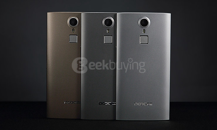 [HK Stock] DOOGEE F5 5.5Inch FHD SHARP Screen Android 5.1 3GB RAM 16GB ROM Smartphone 64bit MT6753 Octa Core Touch ID - Silver