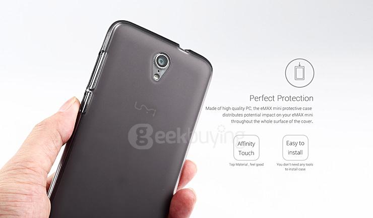 Original Silicone Protective Cover Soft Case for UMI Emax Mini Smartphone - Gray