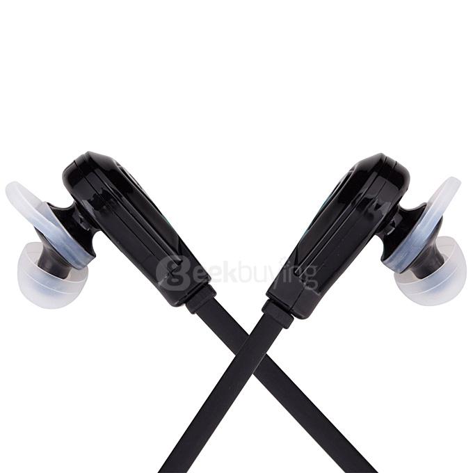 Uhappy S02 Sports Headset Bluetooth 4.1 Stereo Wireless Headset In-Ear Microphone Handfree Anti-Sweat Earphone - Black