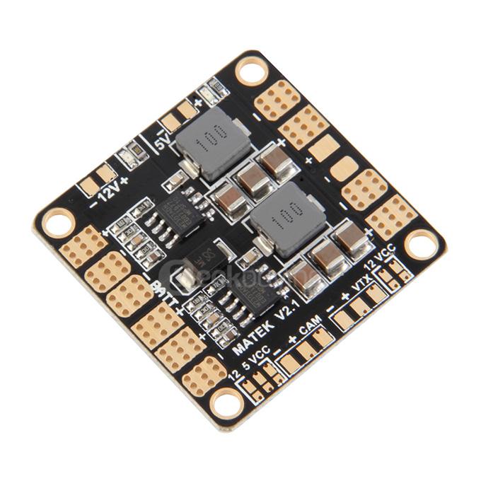 5V 12V Power Distribution Board BEC for 250 Traversing Quadcopters