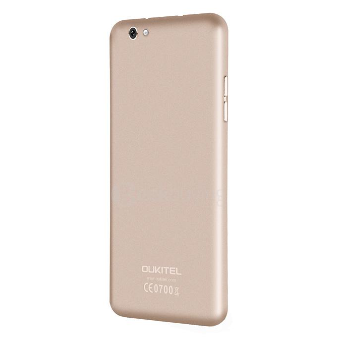 Oukitel U7 Pro 5.5inch IPS HD Android 5.1 1GB RAM 8GB ROM Smartphone MT6580 Quad Core 1.3GHz 13.0MP 3G GPS - Golden