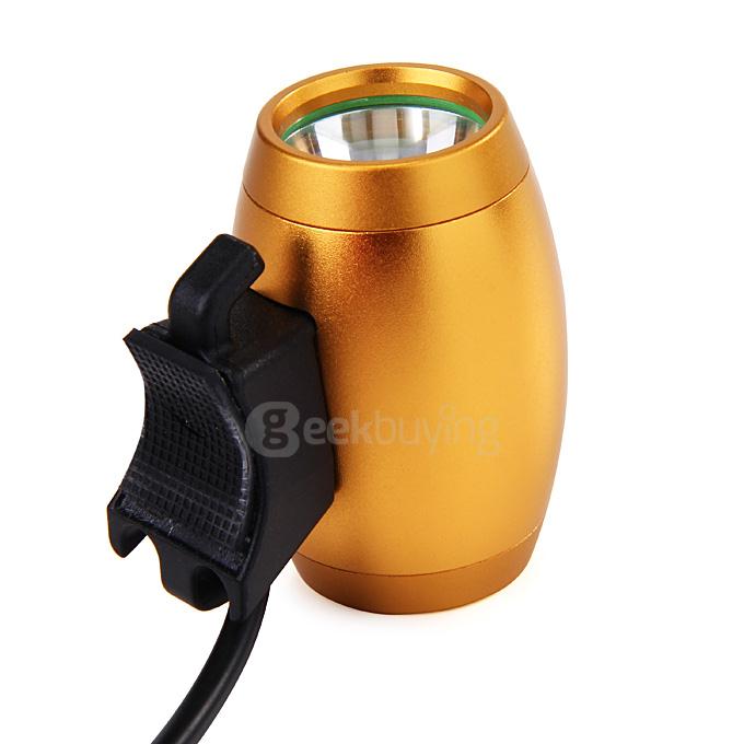 A11 CREE XM-L2 T6 1200LM LED Bicycle Flashlight - Gold