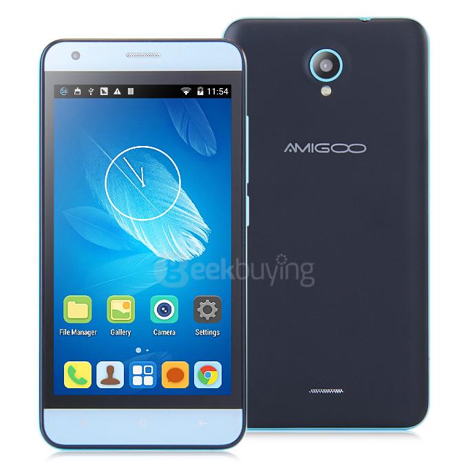 AMIGOO MG300 4.5inch MTK6572 Dual Core 1.0GHz Smartphone Android 4.4.2 512MB RAM 4GB ROM 5.0MP Camera - Blue