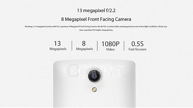 Ulefone Be Pro 2 5.5inch 4G LTE Android 5.1 2GB 16GB Smartphone 64-bit MTK6735 Quad Core 1.0GHz 13.0MP HD - Dark Blue