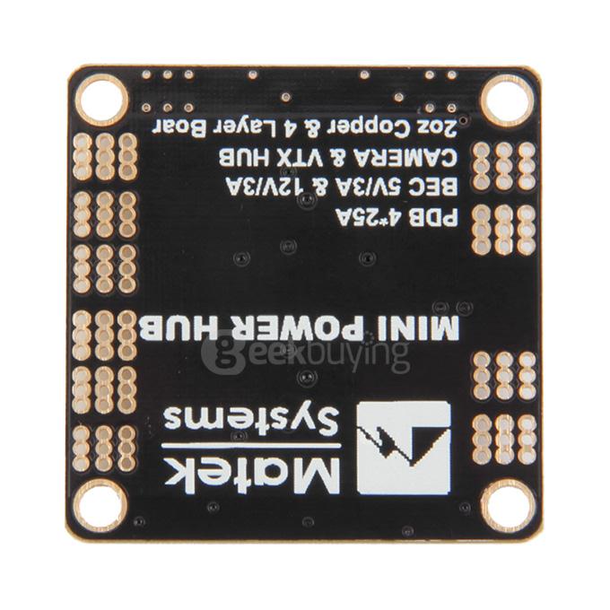 5V 12V Power Distribution Board BEC for 250 Traversing Quadcopters