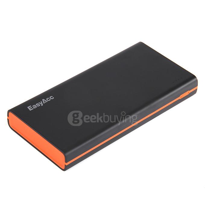 EasyAcc Classic 15000mAh Power Bank External Battery Pack Intelligent High Capacity Portable Charger for iPhone Samsung