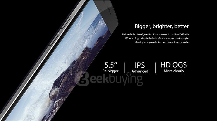 Ulefone Be Pro 2 5.5inch 4G LTE Android 5.1 2GB 16GB Smartphone 64-bit MTK6735 Quad Core 1.0GHz 13.0MP HD - Dark Blue