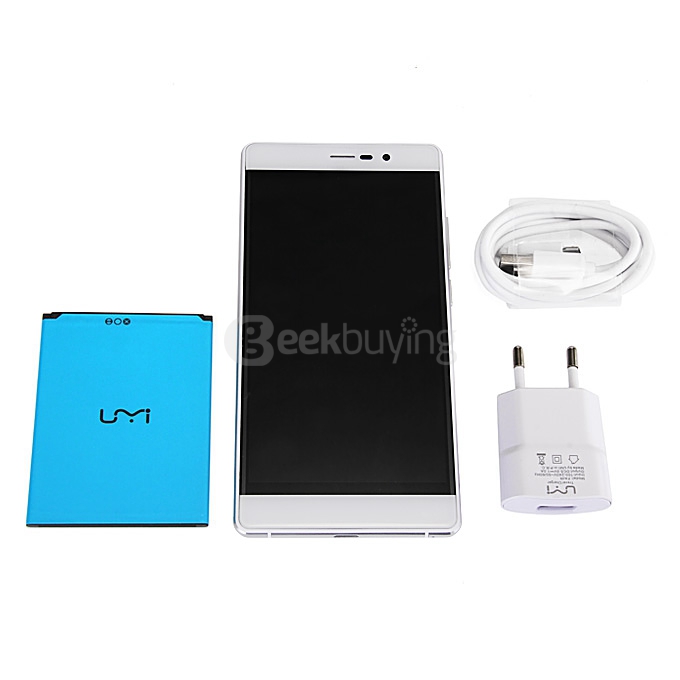 UMI Fair 5.0inch HD 4G FDD-LTE Android 5.1 1GB 8GB Smartphone 64bit MT6735 Quad Core TOUCH ID 13.0MP Camera - White