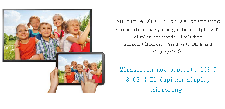 MiraScreen 2.4G 5G WiFi Display Dongle DLNA EZMirror EZAir Airmirror AM8252 RTL8811 AC WIFI