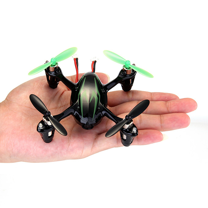 Hubsan X4 H107C 4CH RC Quadcopter 2.4G 6 Axis Gryo 2.0MP Camera RTF - Black & Green